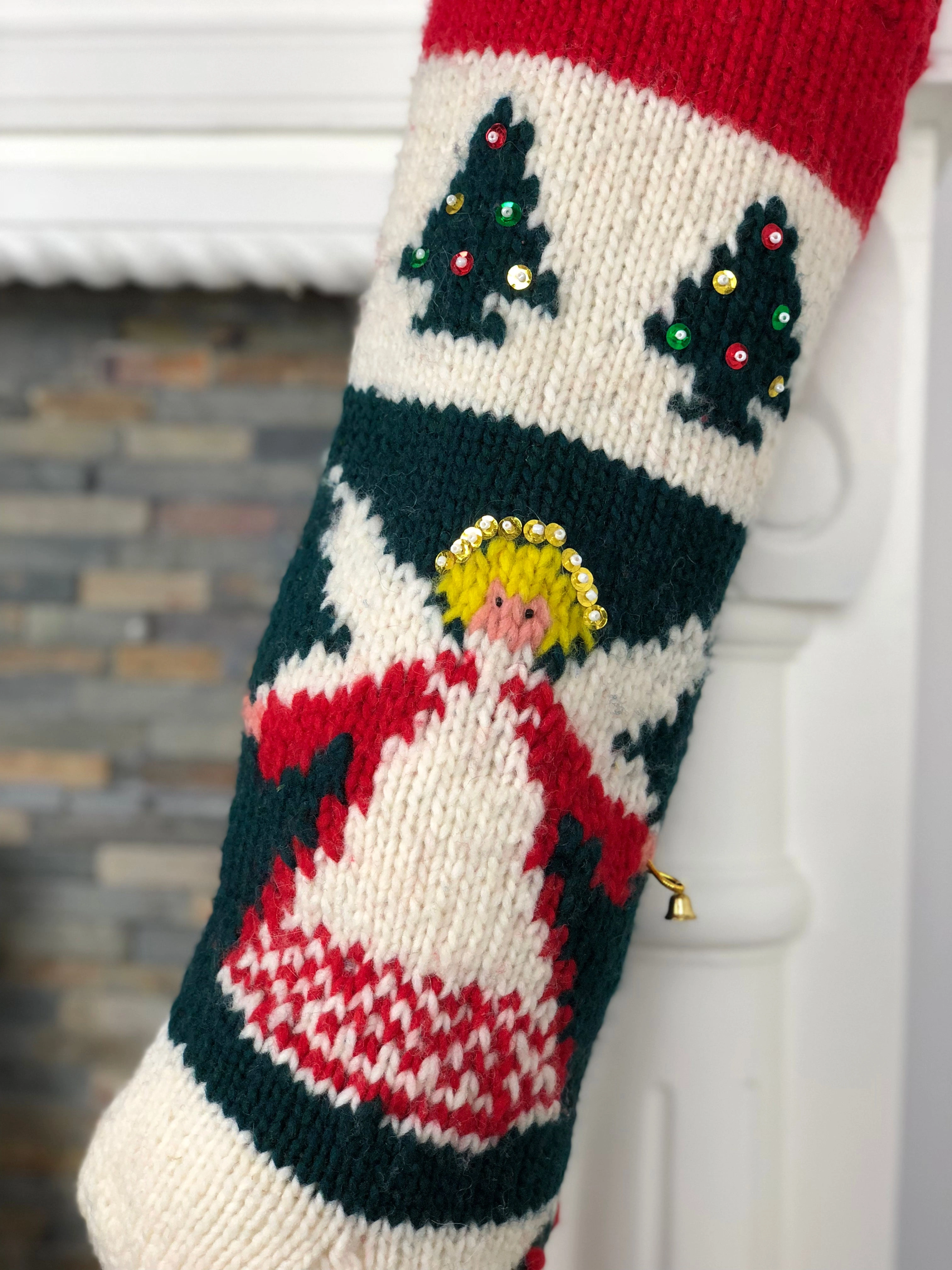 Cozy Christmas: Custom Bernat Angel Stocking Magic