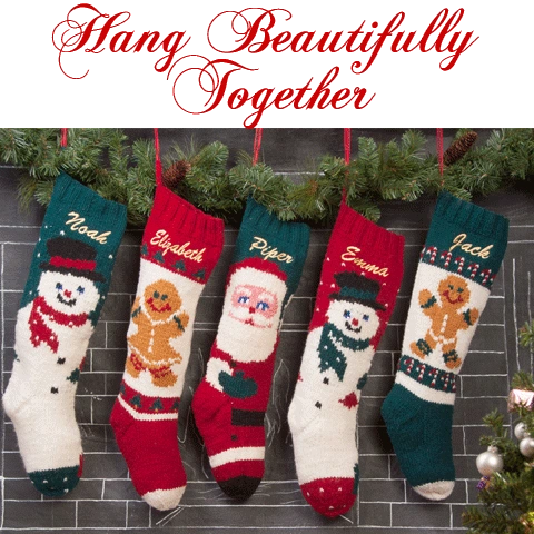 Cozy Gingerbread Wool Stocking: Sweet Treats for Merry Christmas Mornings
